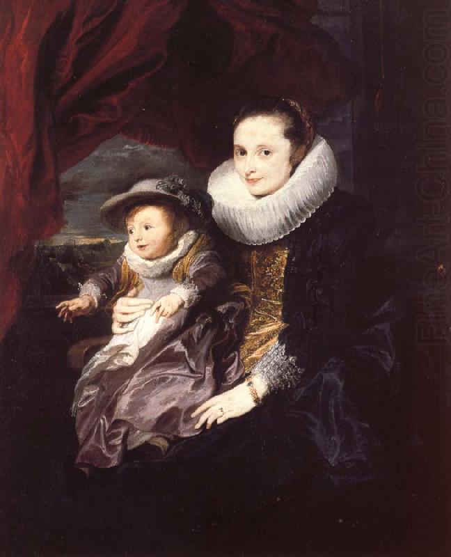 Portrait of a Woman and Child, Anthony Van Dyck